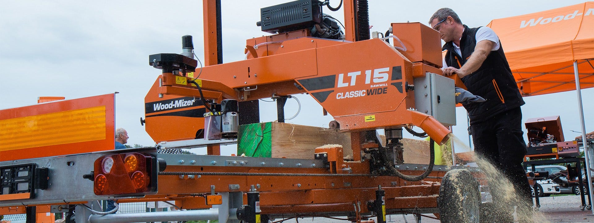 Wood-Mizer Adds WIDE Option to Popular LT15CLASSIC Mobile Sawmill