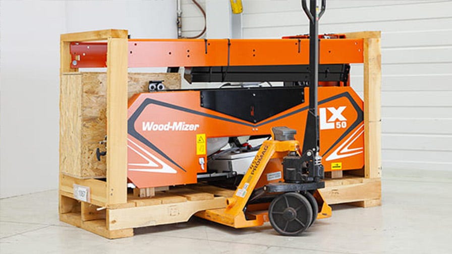 LX50 on a pallet